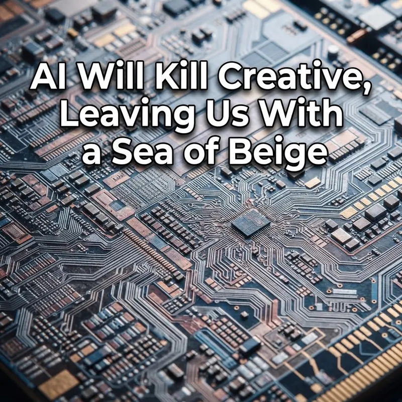 AI Will Kill Creative, Leaving Us With a Sea of Beige
